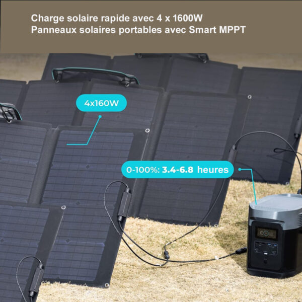 Delta Max 1600 charge solaire rapide