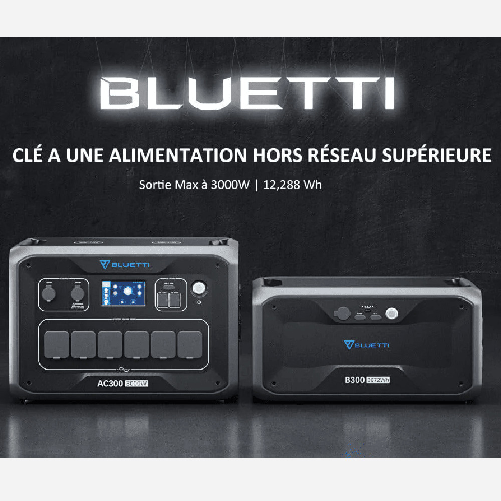 Pack batterie supplémentaire Bluetti AC300 et B300