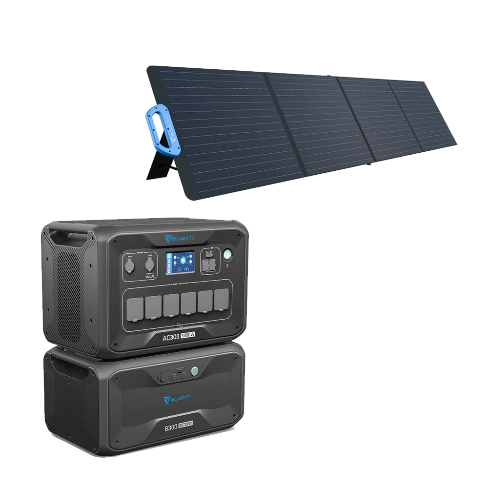 Kit solaire Bluetti AC300 + B300 et PV200