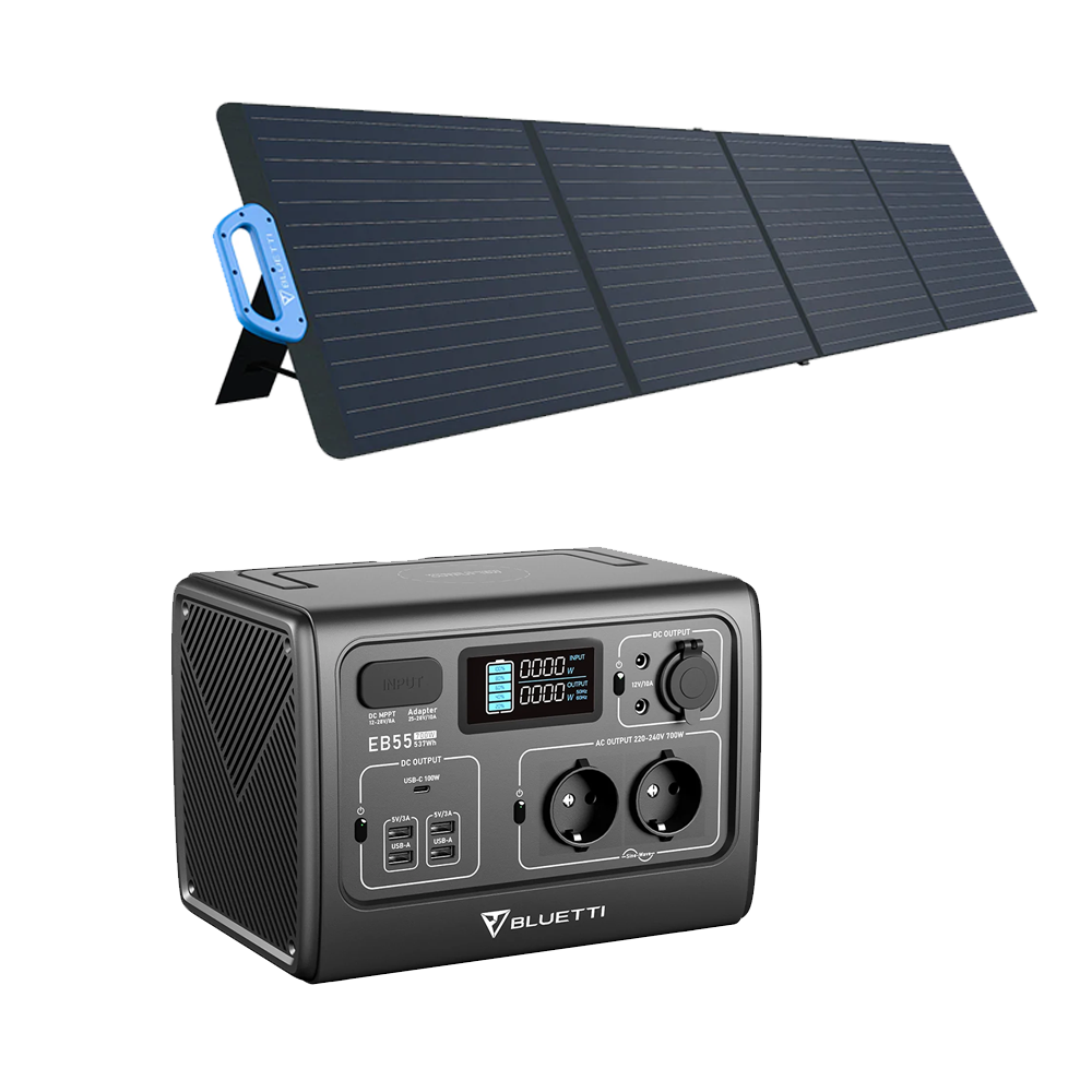 Kit solaire Bluetti EB55 et PV200